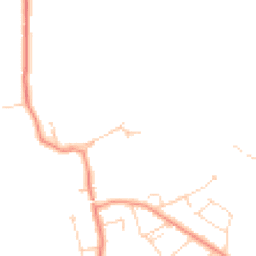 Daytime road noise heatmap for LE9 3EQ