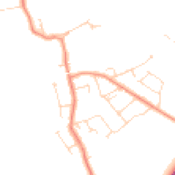 Daytime road noise heatmap for LE9 3ER