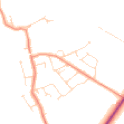 Daytime road noise heatmap for LE9 3GD