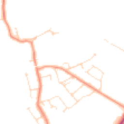 Daytime road noise heatmap for LE9 3ZH