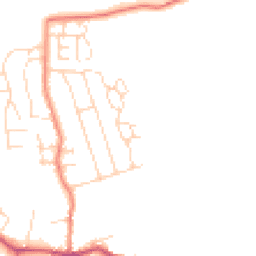 Daytime road noise heatmap for LE9 4AH