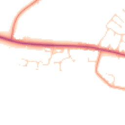 Daytime road noise heatmap for LE9 4AW
