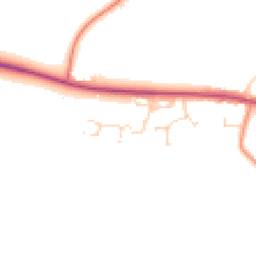 Daytime road noise heatmap for LE9 4BD