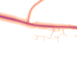 Daytime road noise heatmap for LE9 4BH
