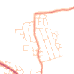 Daytime road noise heatmap for LE9 4DH