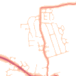 Daytime road noise heatmap for LE9 4DL