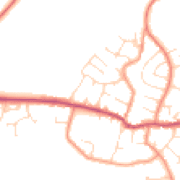 Daytime road noise heatmap for LE9 4FA
