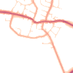 Daytime road noise heatmap for LE9 4FF