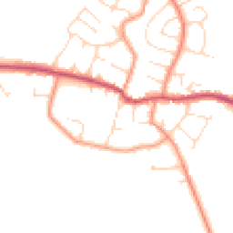 Daytime road noise heatmap for LE9 4FG