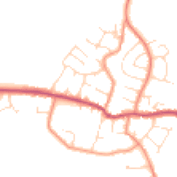 Daytime road noise heatmap for LE9 4FJ