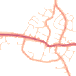 Daytime road noise heatmap for LE9 4FS