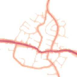 Daytime road noise heatmap for LE9 4FT