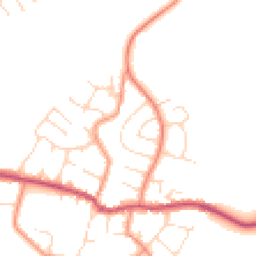 Daytime road noise heatmap for LE9 4FX