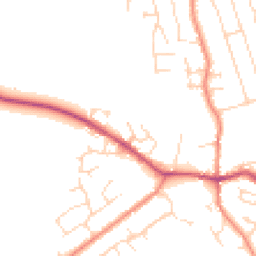 Daytime road noise heatmap for LE9 4GN