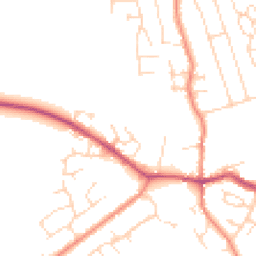 Daytime road noise heatmap for LE9 4GP