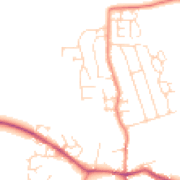 Daytime road noise heatmap for LE9 4HF