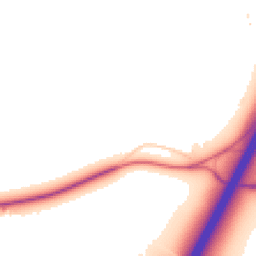 Daytime road noise heatmap for LE9 4JZ