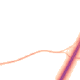 Night-time road noise heatmap for LE9 4JZ