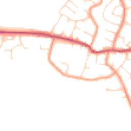 Daytime road noise heatmap for LE9 4LB