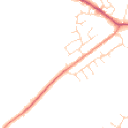 Daytime road noise heatmap for LE9 4LE