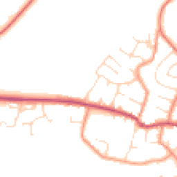 Daytime road noise heatmap for LE9 4LF