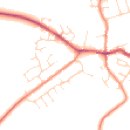 Daytime road noise heatmap for LE9 4LJ