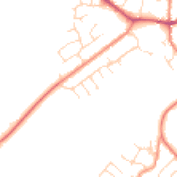 Daytime road noise heatmap for LE9 4TG