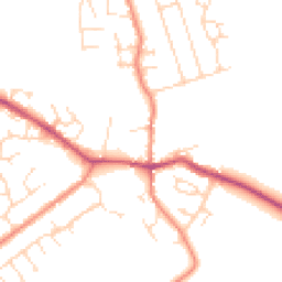 Daytime road noise heatmap for LE9 4TJ