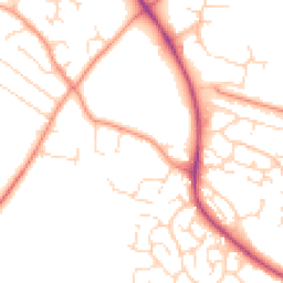 Daytime road noise heatmap for LE9 6PT