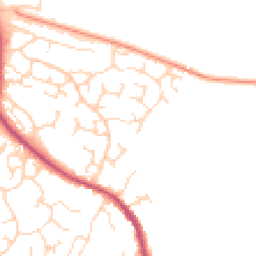 Daytime road noise heatmap for LE9 6SW