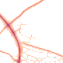 Daytime road noise heatmap for LE9 6TA