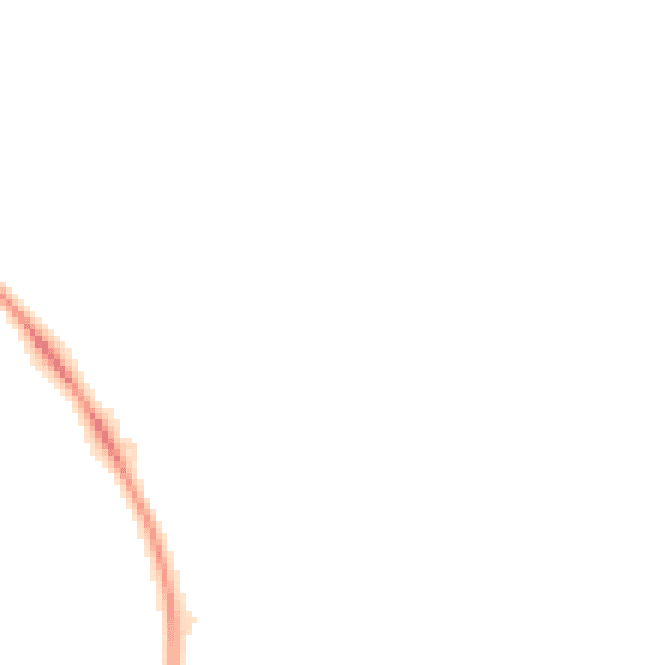 Night-time road noise heatmap for LE9 6TS