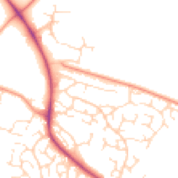 Daytime road noise heatmap for LE9 6TU
