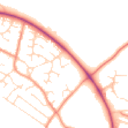 Daytime road noise heatmap for LE9 6TX