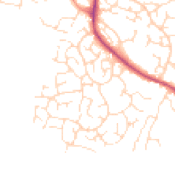 Daytime road noise heatmap for LE9 6XD
