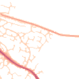 Daytime road noise heatmap for LE9 6XX