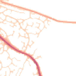 Daytime road noise heatmap for LE9 6XY