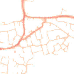 Daytime road noise heatmap for LE9 7AB