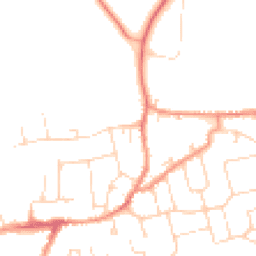 Daytime road noise heatmap for LE9 7DQ