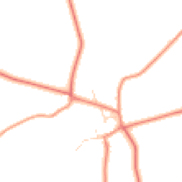 Daytime road noise heatmap for LE9 7NW