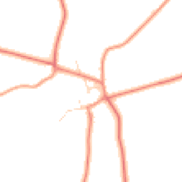 Daytime road noise heatmap for LE9 7QP