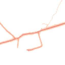Daytime road noise heatmap for LE9 7RE