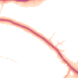 Daytime road noise heatmap for LE9 7SG