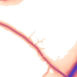 Daytime road noise heatmap for LE9 7SL