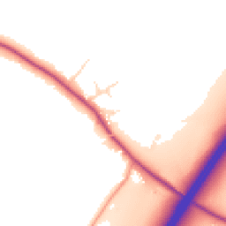 Daytime road noise heatmap for LE9 7SR