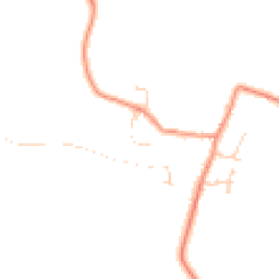 Daytime road noise heatmap for LE9 7TN