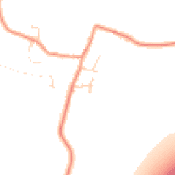 Daytime road noise heatmap for LE9 7TQ