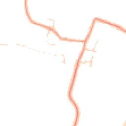 Daytime road noise heatmap for LE9 7TY