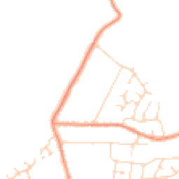 Daytime road noise heatmap for LE9 8FG