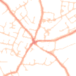 Daytime road noise heatmap for LE9 8GH